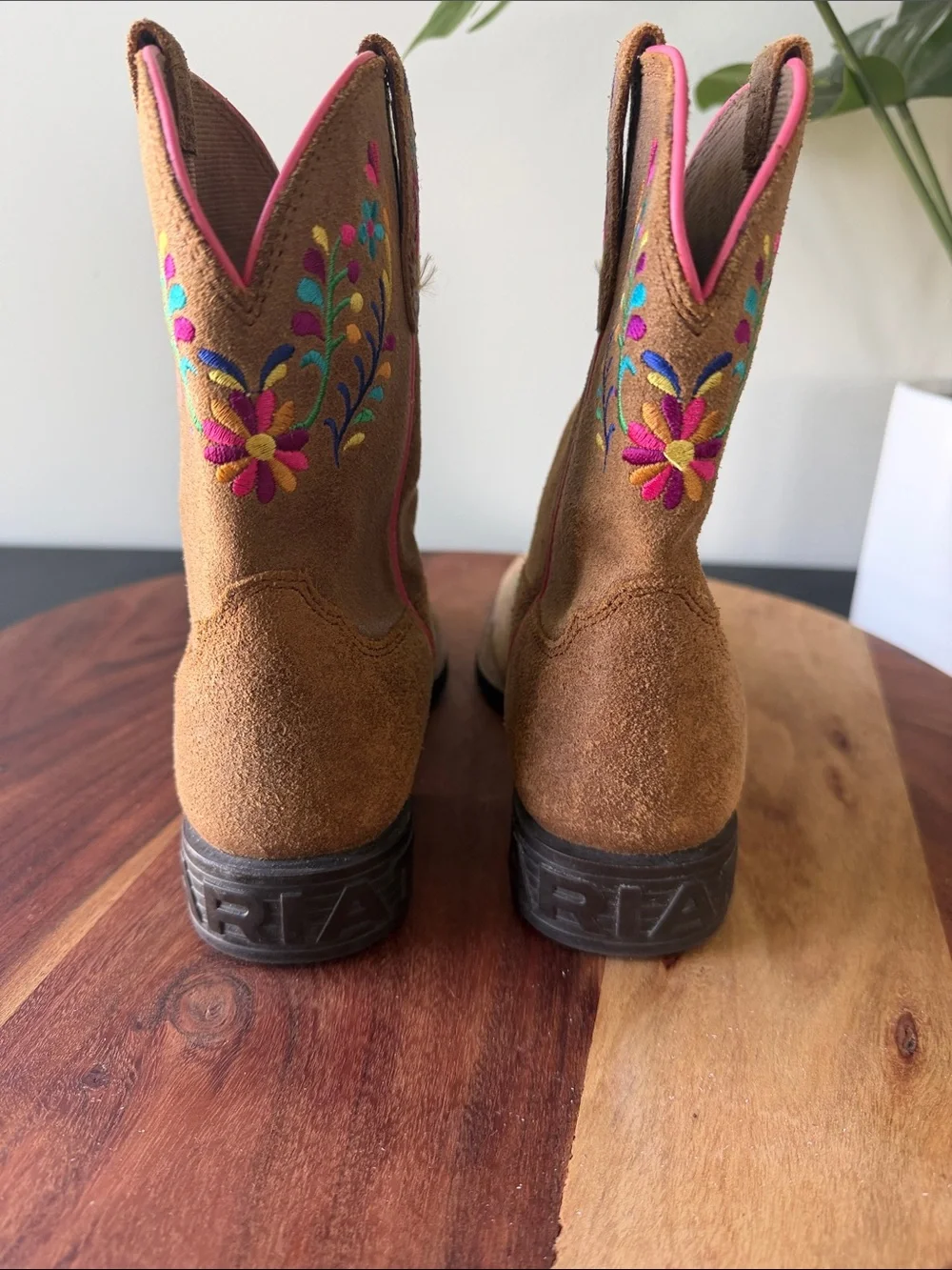 Ariat Kid’s Wild Flower Canyon Tan Floral Boot